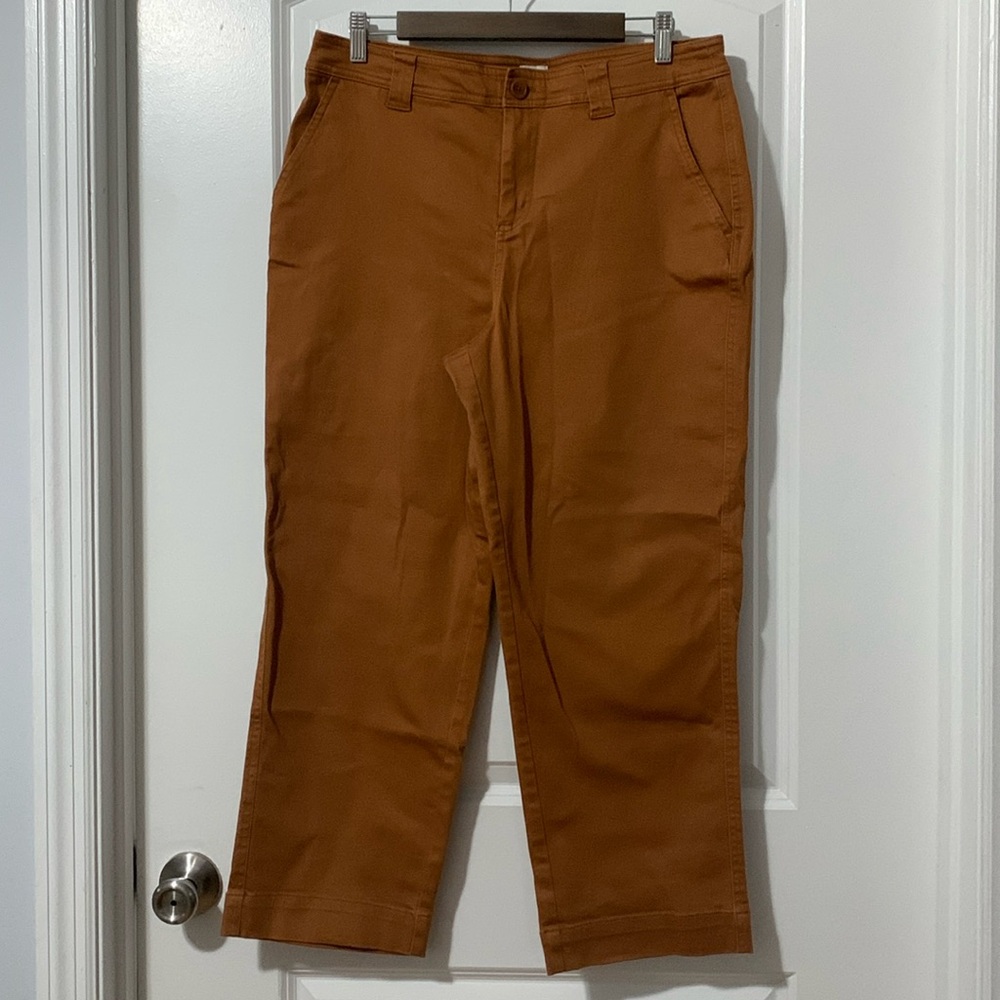 Orang High rise Tapered Ankle Chino Pants